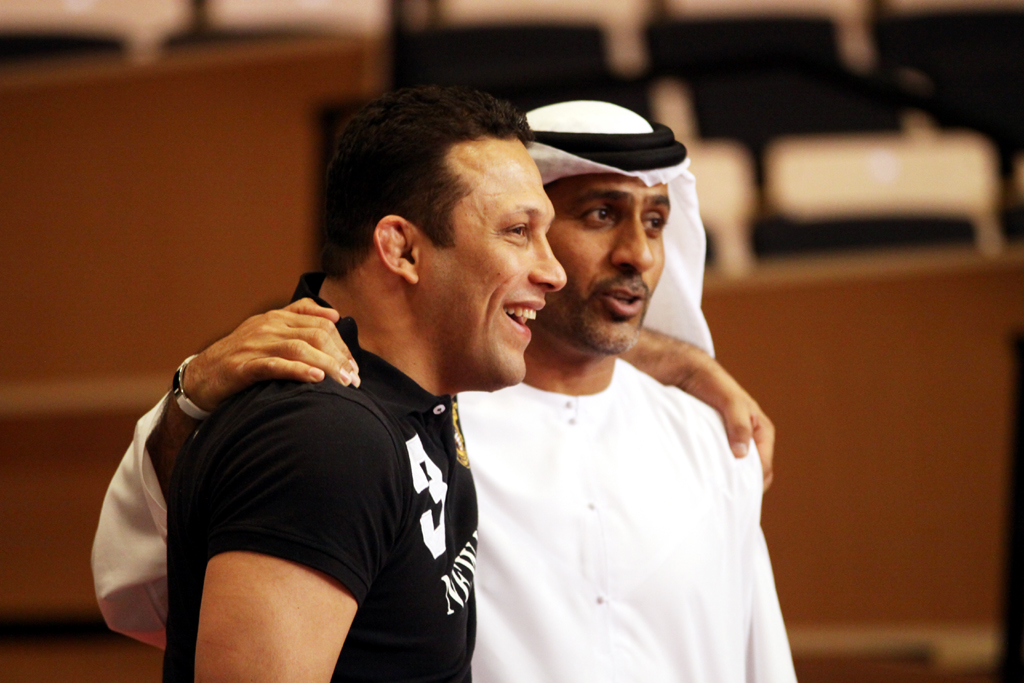 Fotografia zrobiona w Abu Dhabi podczas zawodów bjj World Professional Jiu-Jitsu Championship, autorstwa Ani Wilanowskiej.