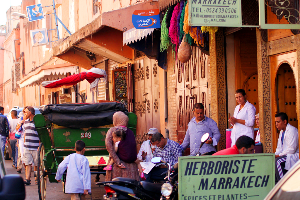 Fotografia zrobiona w Marakeszu podczas podróży do Maroko Autorstwa Ani Wilanowskiej.