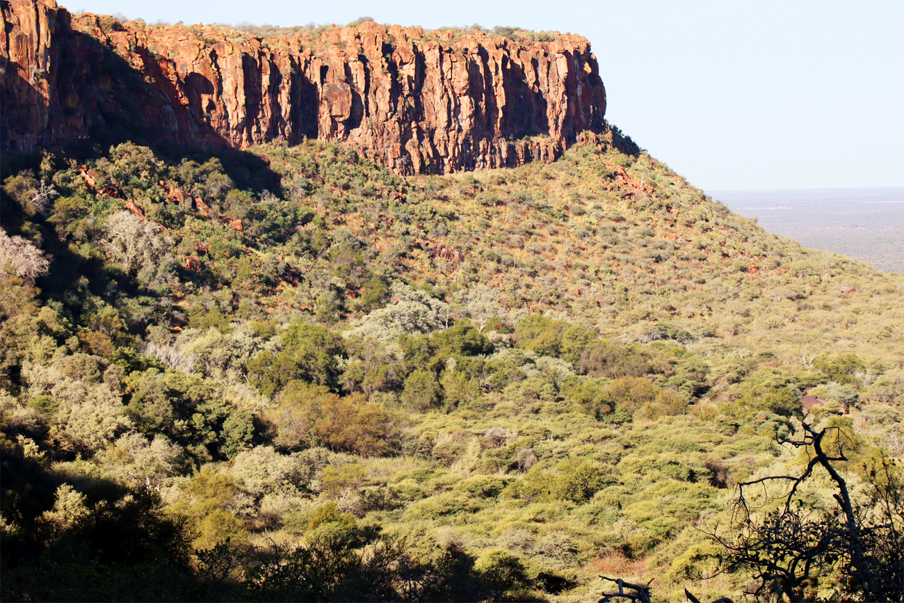 Fotografia płaskowyżu Waterberg  zrobiona w Namibii, autorstwa Ani Wilanowskiej