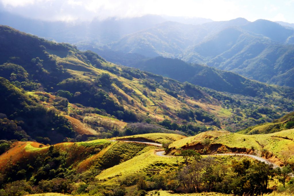 Fotografia widoku zrobiona w Kostaryce, autorstwa Ani Wilanowskiej