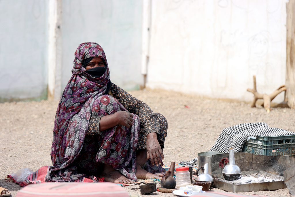 Fotografia kobiety beduińskiej w Marsa Alam zrobiona w Egipcie, autorstwa Ani Wilanowskiej