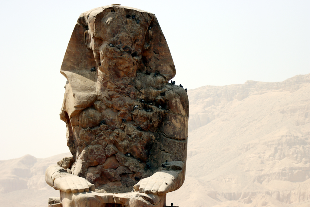 Fotografia zabytków w Luxor zrobiona w Egipcie, autorstwa Ani Wilanowskiej