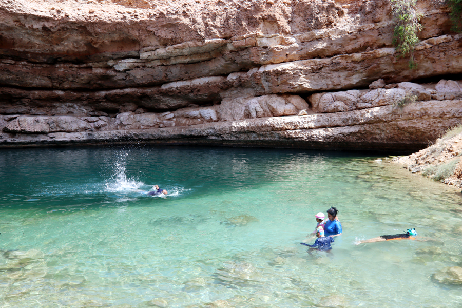 Fotografia Bimmah Sinkhole zrobiona w Omanie, autorstwa Ani Wilanowskiej