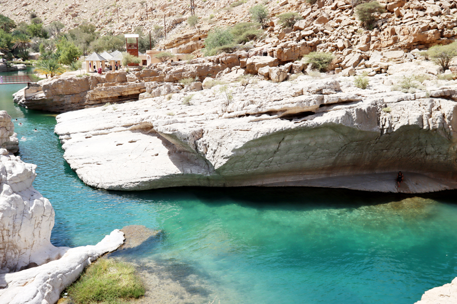Fotografia Wadi Bani Khalid zrobiona w Omanie, autorstwa Ani Wilanowskiej