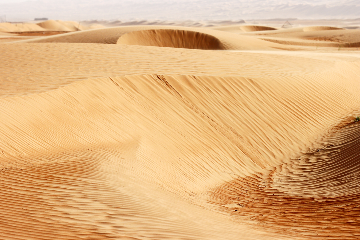 Fotografia Wahiba Sands zrobiona w Omanie, autorstwa Ani Wilanowskiej