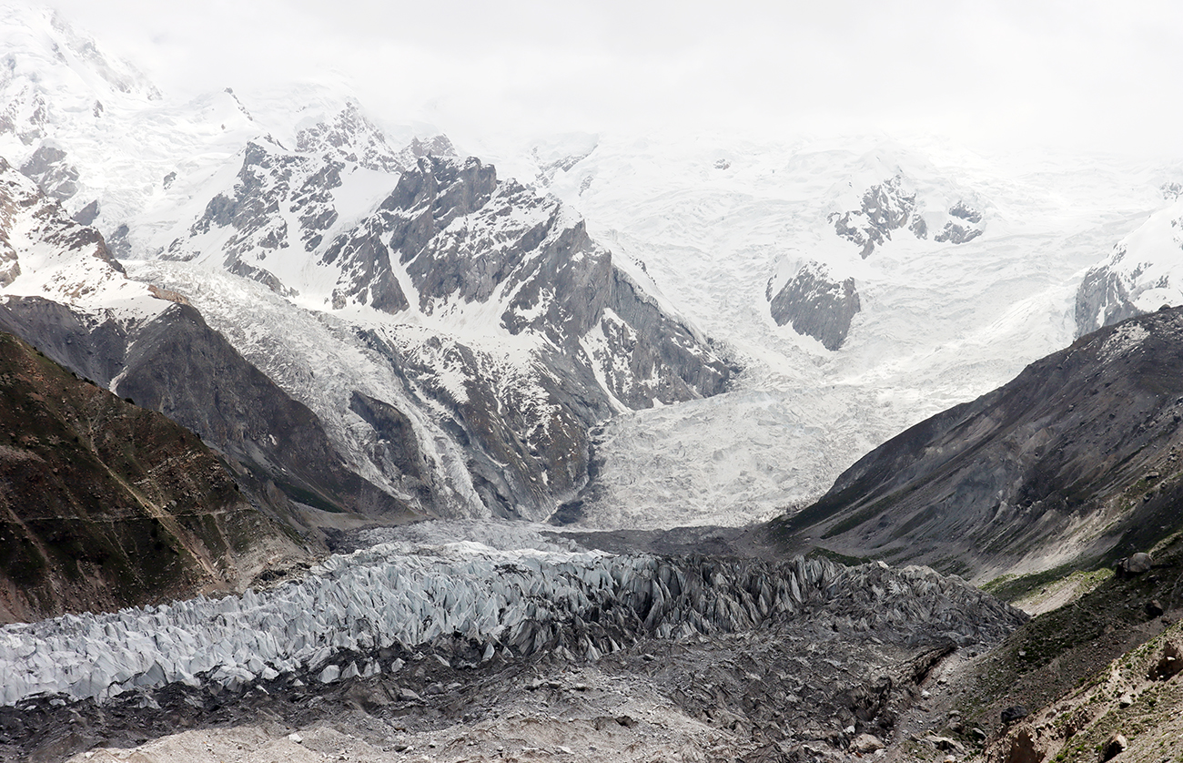 Zdjęcie lodowca Raikot Glacier w Fairy Meadows w Pakistanie autorstwa Anny Wilanowskiej