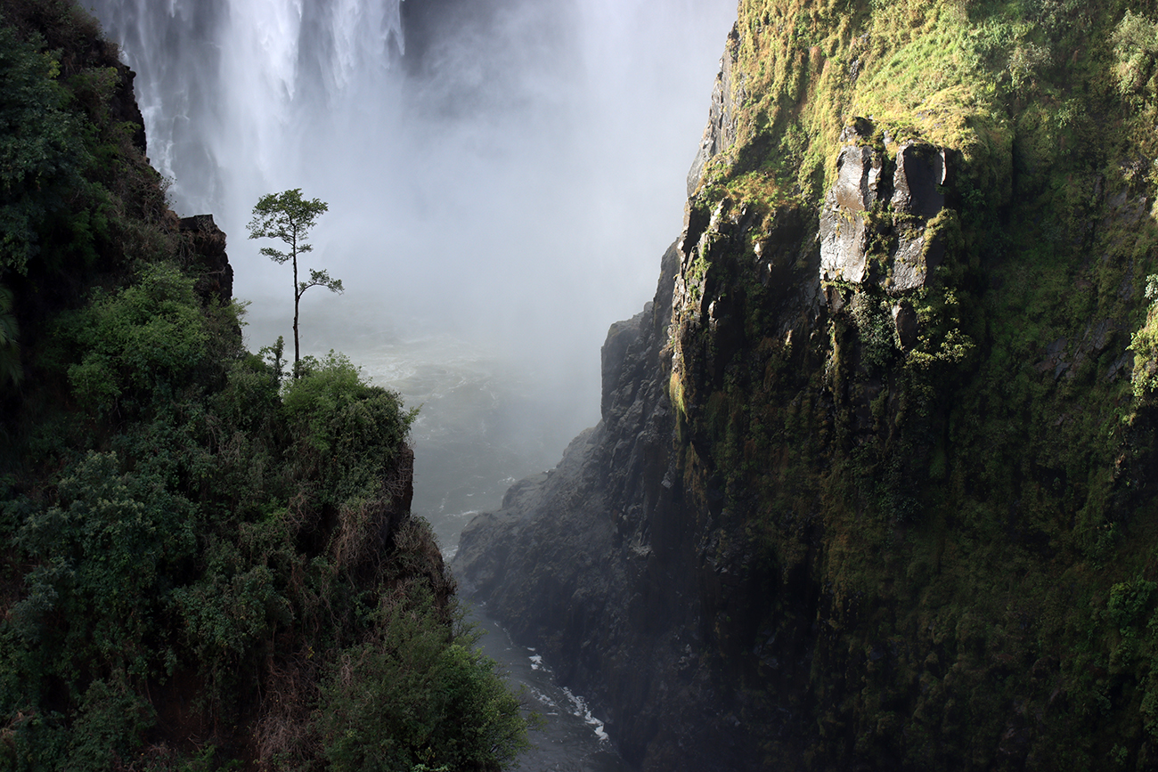 Fotografia Victoria Falls zrobiona w Zimbabwe, autorstwa Ani Wilanowskiej