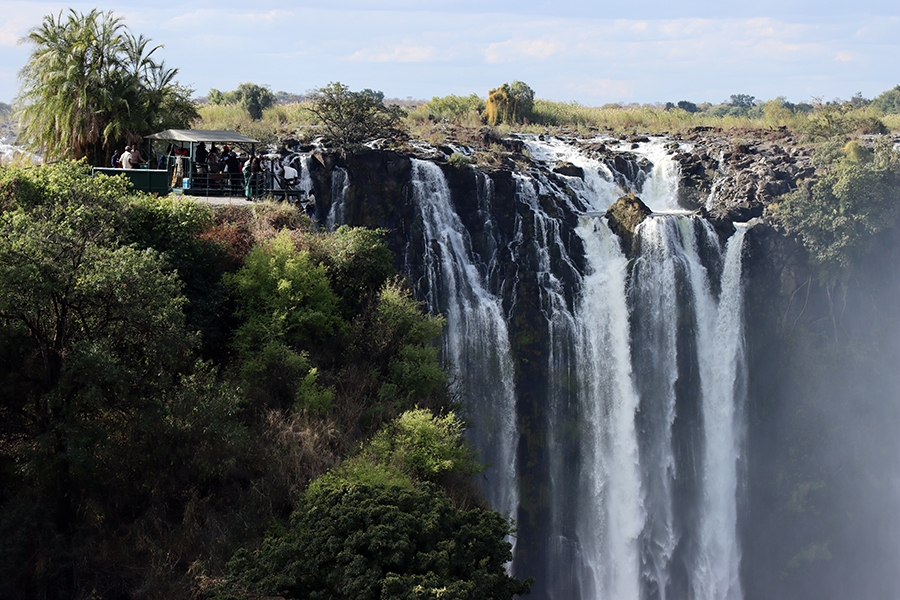 Fotografia Victoria Falls zrobiona w Zimbabwe, autorstwa Ani Wilanowskiej