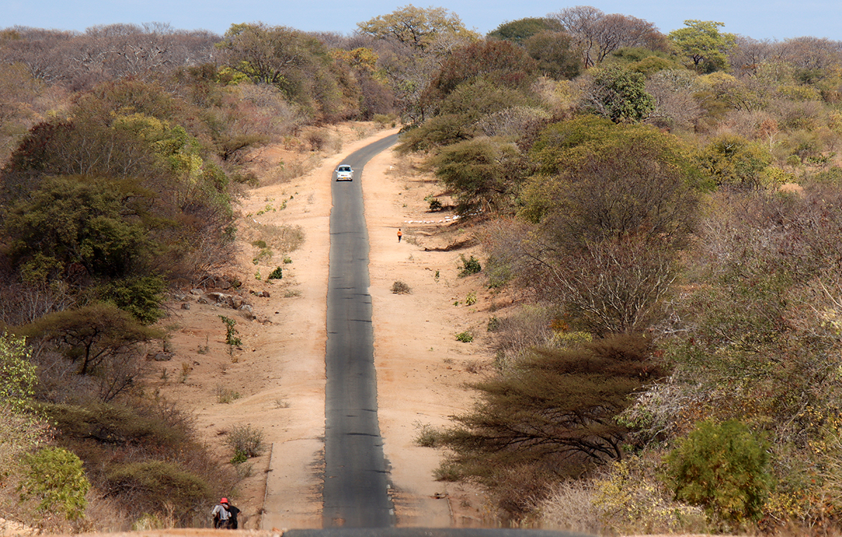 Fotografia widoku zrobiona w Zimbabwe, autorstwa Ani Wilanowskiej