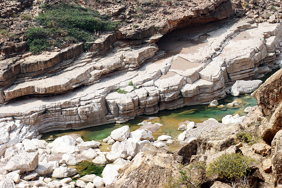 Fotografia wadi na wyspie Sokotra, autorstwa Ani Wilanowskiej
