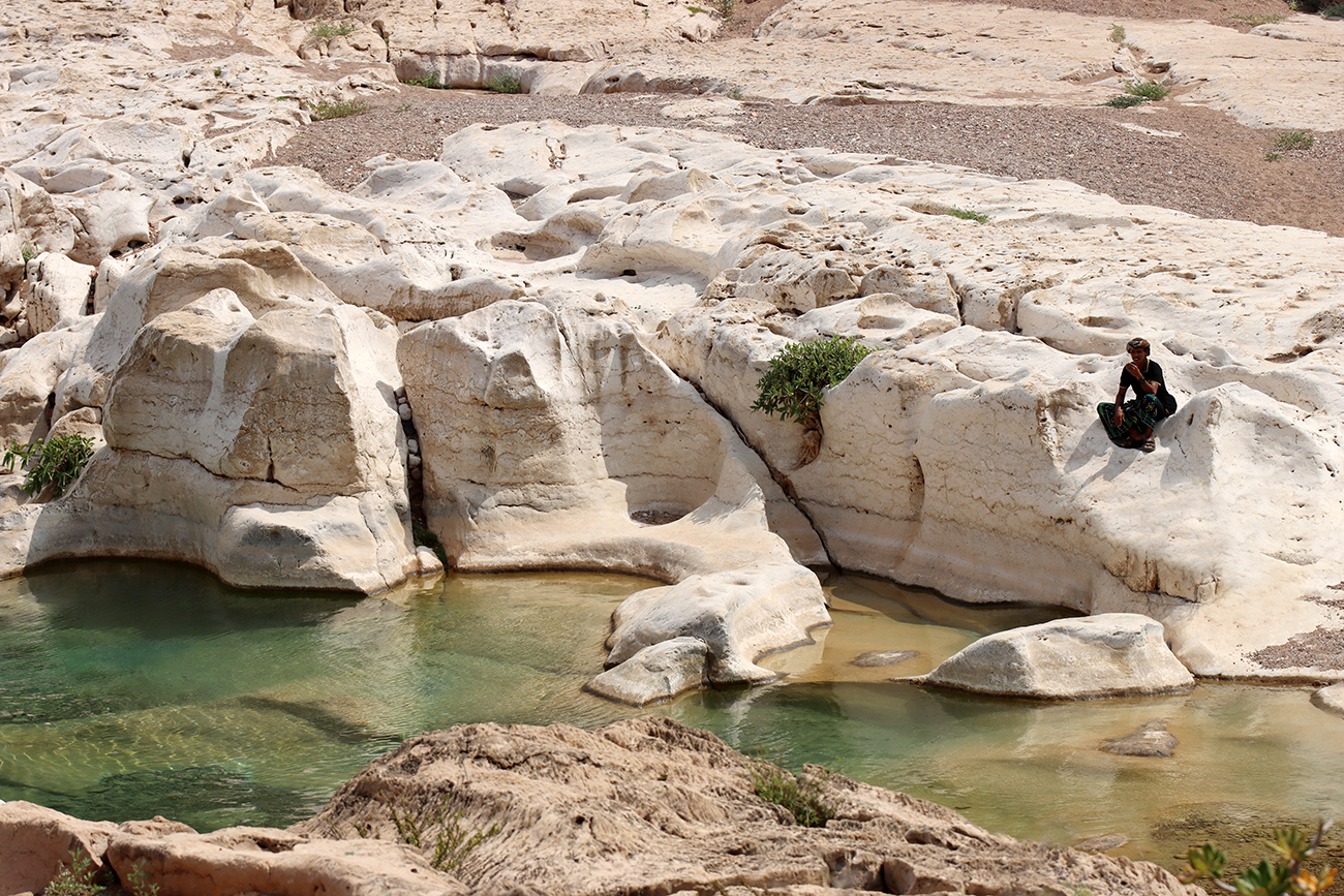Fotografia wadi na wyspie Sokotra, autorstwa Ani Wilanowskiej